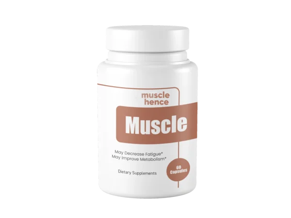 Bottle of 3x Muscle Capsules 60 Capsules