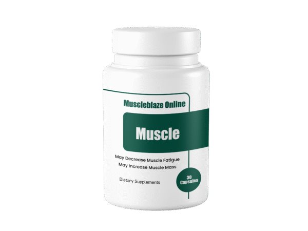 Bottle of 2x Muscle Capsules 30 Capsules